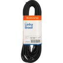 Cabo para Instrumento HAYONIK Linha Brasil P10 x P10 10m Preto