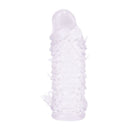 Capa Peniana Extensora Com Textura 15cm Cod:1026 Cor:rosa