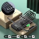 Carregador Portátil Sem Fio Indução Power Bank 20000mahpreto