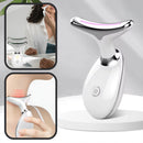 Massageador Facial Elétrico Pescoço Face Firmeza Usb Cor:preto