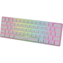 Teclado Mecânico Fortrek Gravity Air Compact Wireless Branco