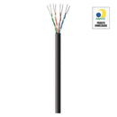 Cabo de Rede CAT5e 305m Fortrek FK 500C CMX Preto - CX / 305