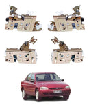 Kit 4 Fechaduras Pré Elétrica Escort G3 4 Portas 1997 A 2002