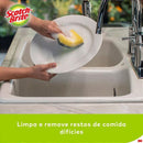 Esponja Para Limpeza Scotch-brite Cozinha - Verde/amarelo - Bloco Com 4