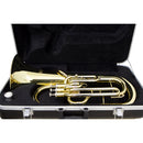 Bombardino Euphonium 3 Pistos Ep 200 Laqueado Dourado Com Case New York