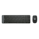 Kit Teclado e Mouse Logitech MK220 Preto Sem fio 920-004431-C
