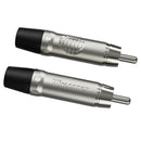 Conector Plug Rca Macho Wc 1212 Bk  Wireconex 10unidades