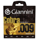 Corda Para Violão Giannini Geewak Bronze Cobra 85/15 0,009