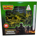 Miniatura Colecionavel Sold.americanos 36fig.e Cercas