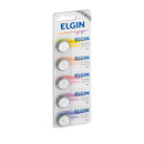 BATERIA LITHIUM ELGIN CR2016 BOTÃO 3V BLISTER COM 5 UNIDADES