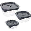 Pote Plástico Conj. 3 Potes Encaixáveis C/va Kit (7899808822371)