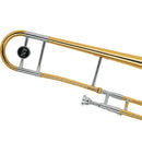 Trombone De Vara Tb 200v Laqueado Dourado Com Case New York