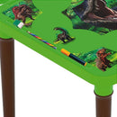 Mesinha E Cadeira Infantil Dinossauro Com Adesivos E Espaço Lateral