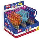 Tesoura Escolar Tris Comfy 14,5cm Com Cabo Emborrachado (display 18 Unidades)