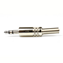PLUG P2 EVUS C-070 MACHO STEREO METAL COM MOLA NIQUEL - PC / 10