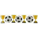 Copa Do Mundo Decor. Faixa Trofeu/bola C/cor