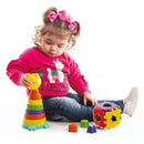 Brinquedo Educativo Urso E Cubo Baby Com 6 Formas