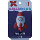 Massa De Eva Criativa Foguete Com 04 Cores 28g