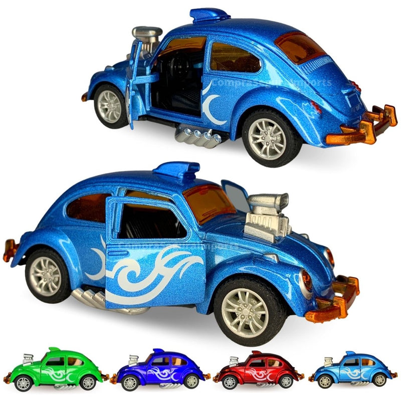 Miniatura Fusca Beetle Rt Customizado Dragracer Abre Porta