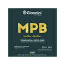 Encordoamento Giannini P/violão Nylon Preto/ouro C/bolinha Genwbg