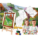 Brinquedo Para Colorir Dinossauros Super Kit - 04 Telas Para Pintura