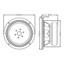 Alto-falante Profissional 150w 6 Pol 8 Ohms 6wf310b8 Atk