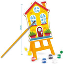 Brinquedo Para Colorir Kit Pinturinha Casinhas