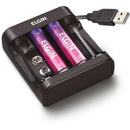 Carregador De Bateria Usb Para 2 Baterias 9v E Pilhas Aa/aaa Com 1500mah