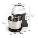 Batedeira De Bolo Tigela Prática Cozinha 7 Velocidades 2 Litros 300w