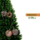 Kit Bolinhas Bola Árvore Natal Enfeite Decoração Pendurar 24un