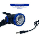 Lanterna De Cabeça Potente Led Recarregável Profissional