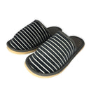 Pantufa Feminina com Listras Cinza 38/39