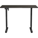 Mesa Elétrica Altura Ajustável Motor único Fortrek Lift Preta 120×60