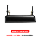 Maçaneta Tampa Caçamba Ranger 94 A 03 Metal (preta)