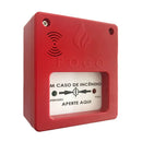ACIONADOR MANUAL SEGURIMAX COM SIRENE 12V/24V
