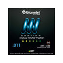 Encordoamento Giannini P/guitarra Niquel 0.011 Geegst.11