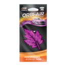 AROMATIZANTE VEICULAR ORBI FOLHINHA NA COR ROXA - AROMA LAVANDA