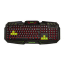 TECLADO GAMER BRAVIEW TCO-801 MULTIMIDIA USB VERDE