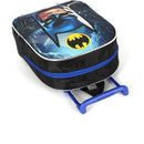 Mochila Infantil Com Rodinha Batman Preta