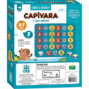 Brinquedo Educativo Cadê O Bicho Capivara Com 27 Peças Em Madeira