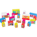 Brinquedo Para Montar Cadeira Com Blocos E Adesivos 40 Peças