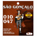 Encordoamento Aço Violão 010 Pacote 03 Unidades São Gonçalo