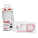 FONE DE OUVIDO EVUS F-09 INTRA AURICULAR PREMIUM ROSA