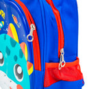 Mochila Escolar Infantil Bichinhos Modelo Dinossauro Azul