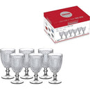 Conjunto De Taças De Vidro Bico De Jaca 320ml - 6 Peças