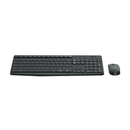 Combo Teclado E Mouse Wireless Logitech Mk235 Compact Usb Preto Sem Fio