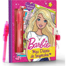 Diário Barbie Meu Diário De Segredos Com Caneta Invisível E Cadeado