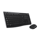 Combo Teclado E Mouse Sem Fio Logitech Mk270 Preto/cinza