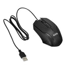 MOUSE ÓPTICO EVUS MO-05 USB 800DPI 3 BOTÕES PERFORMANCE PRETO [F133]