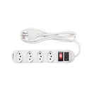 Protetor Eletronico C/ 4 Tomadas Branco Epe 1004 4824001